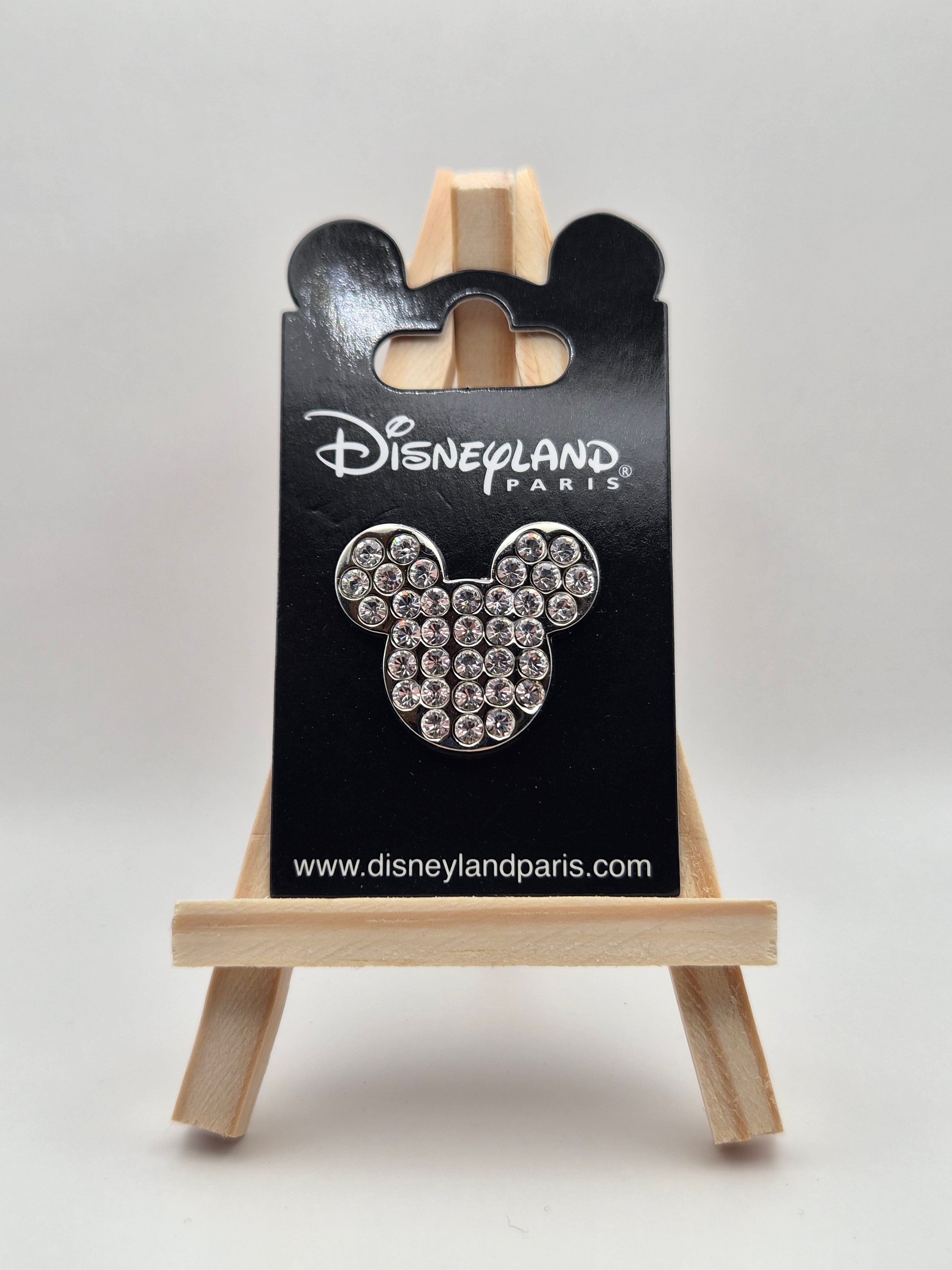 Mickey Mouse Head - Crystals Look - Disneyland Paris Pin