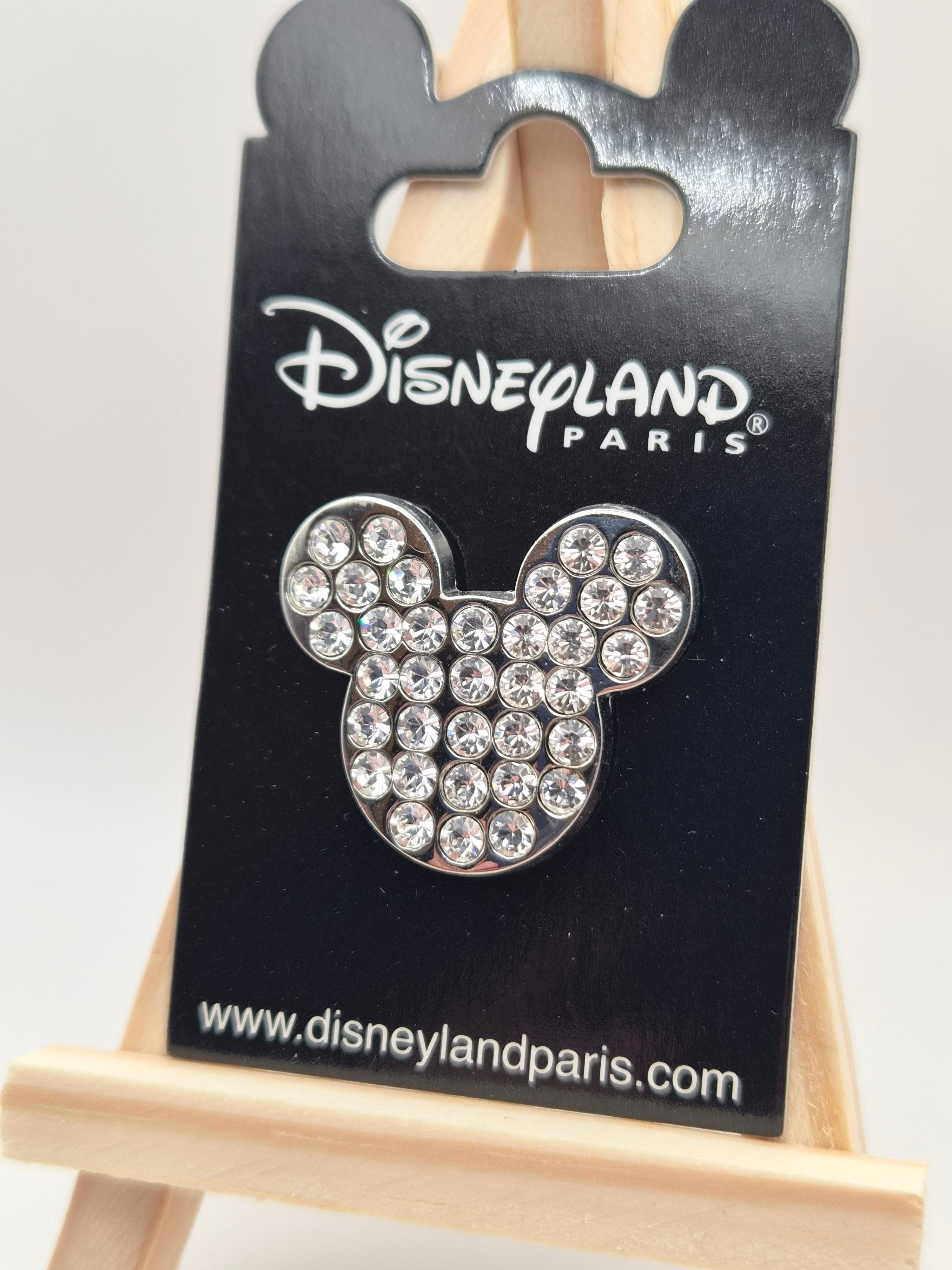 Mickey Mouse Head - Crystals Look - Disneyland Paris Pin