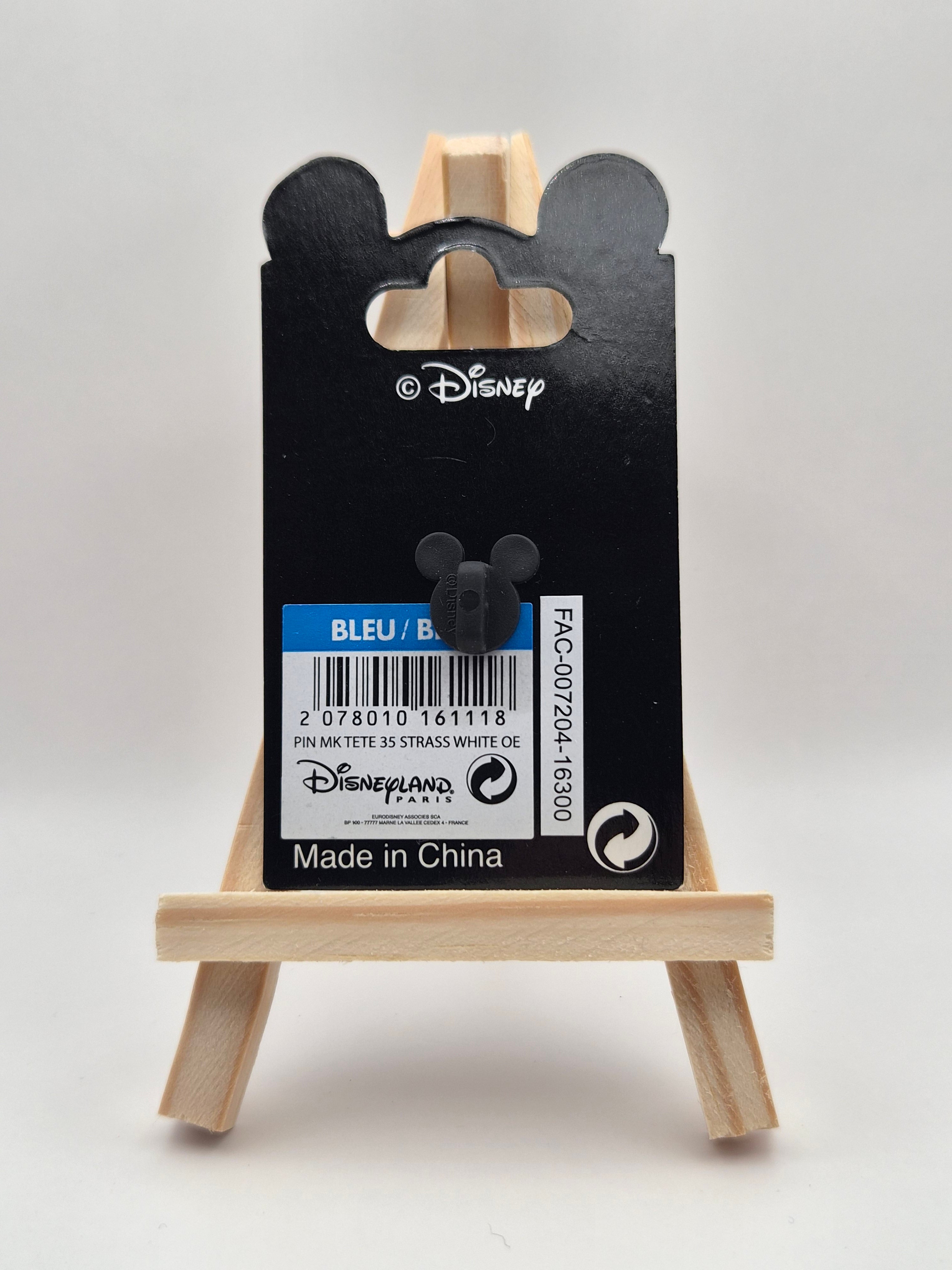 Mickey Mouse Head - Crystals Look - Disneyland Paris Pin