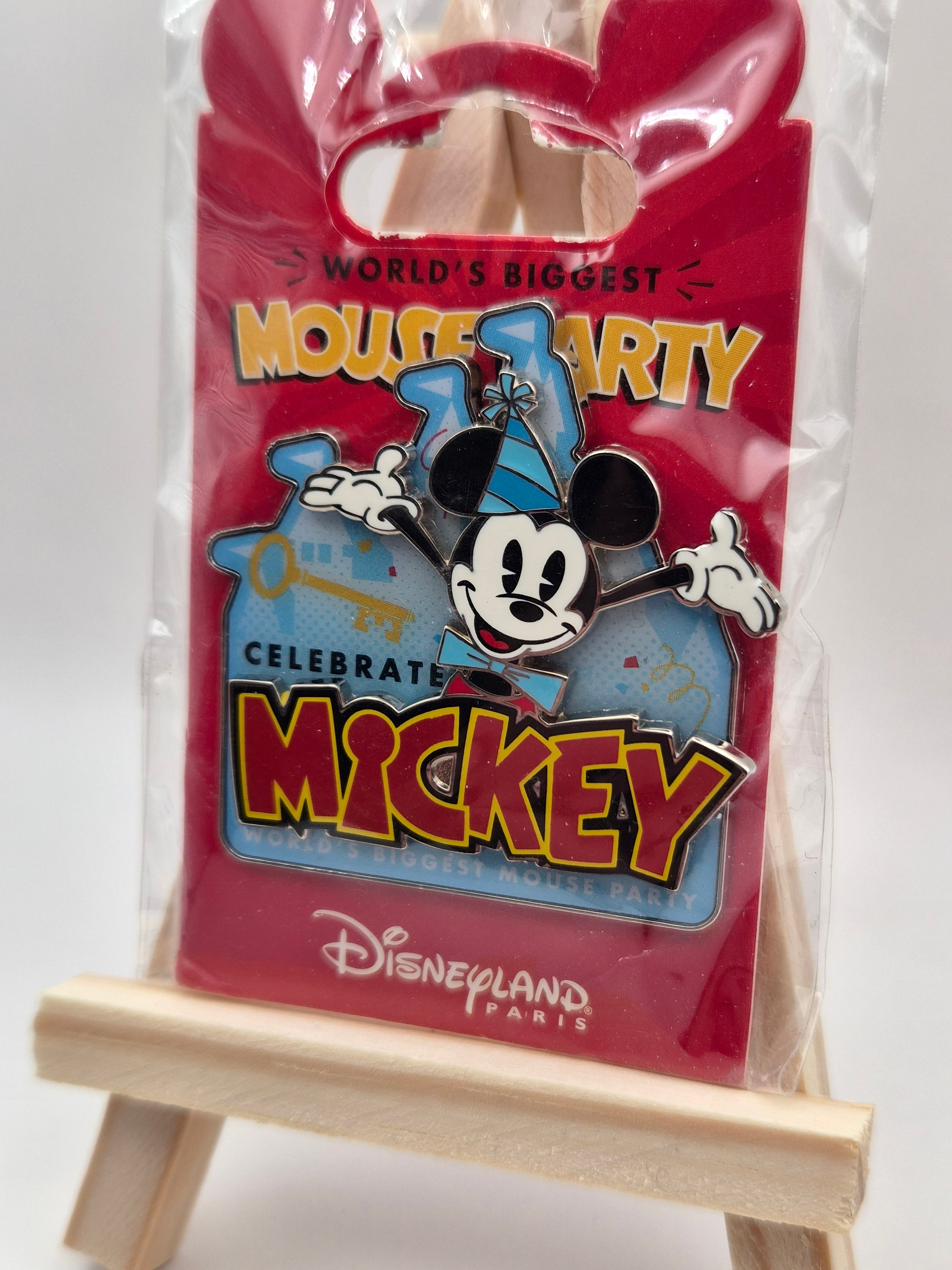 Celebrate Mickey Mouse - World's Biggest Mouse Party - Disneyland Paris Pin
