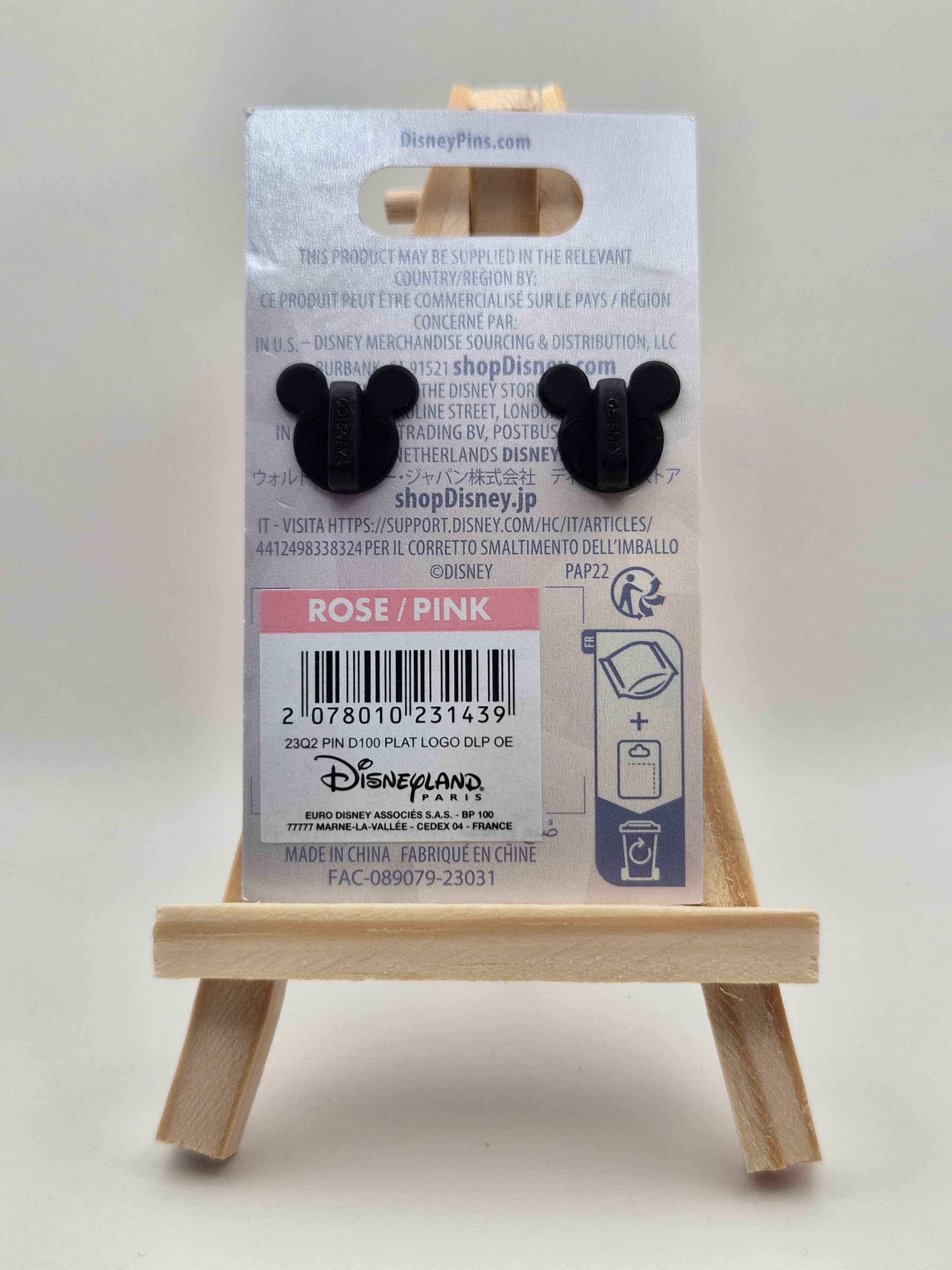 Mickey Mouse and Minnie Mouse - Disney 100 Castle - Disneyland Paris Pin