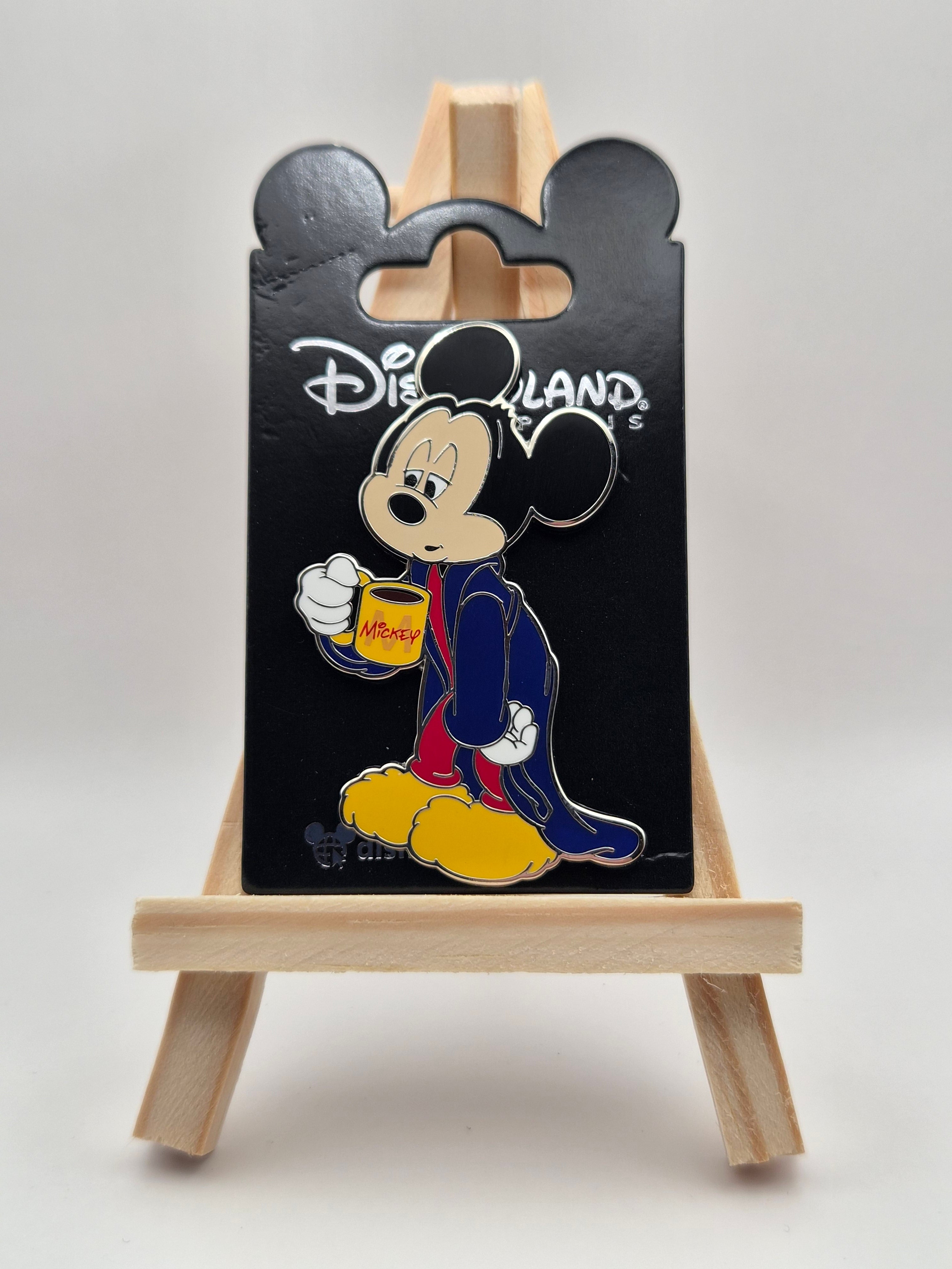 Mickey Mouse - Sleepy Morning with Coffee - Disneyland Paris Pin