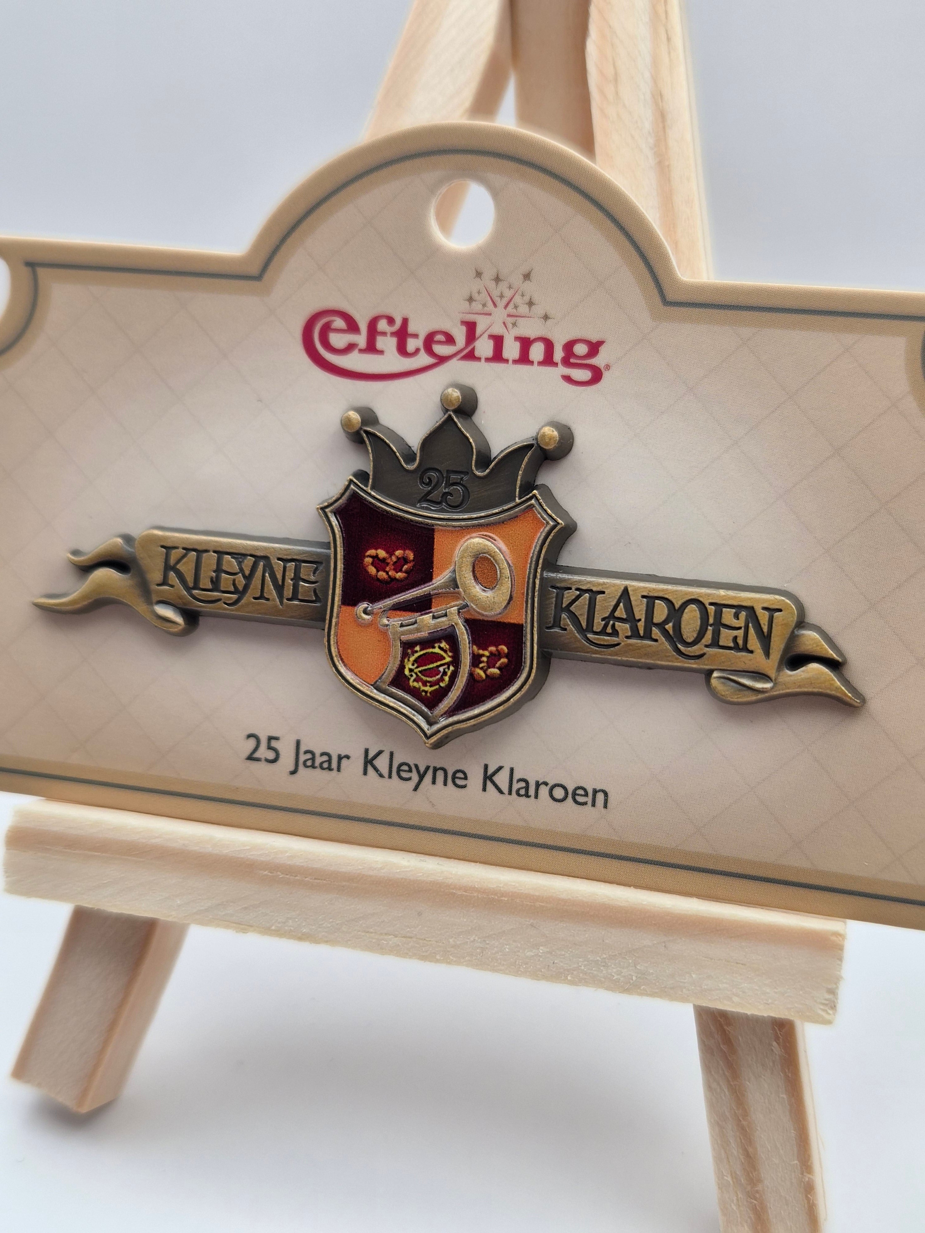 Kleyne Klaroen - 25 Jaar - Efteling Pin