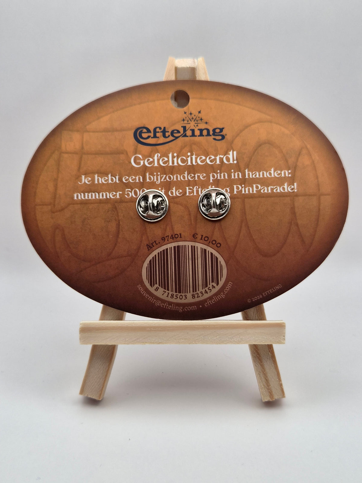 Jubileum EPP 500 - Glass in lood - Efteling Pin