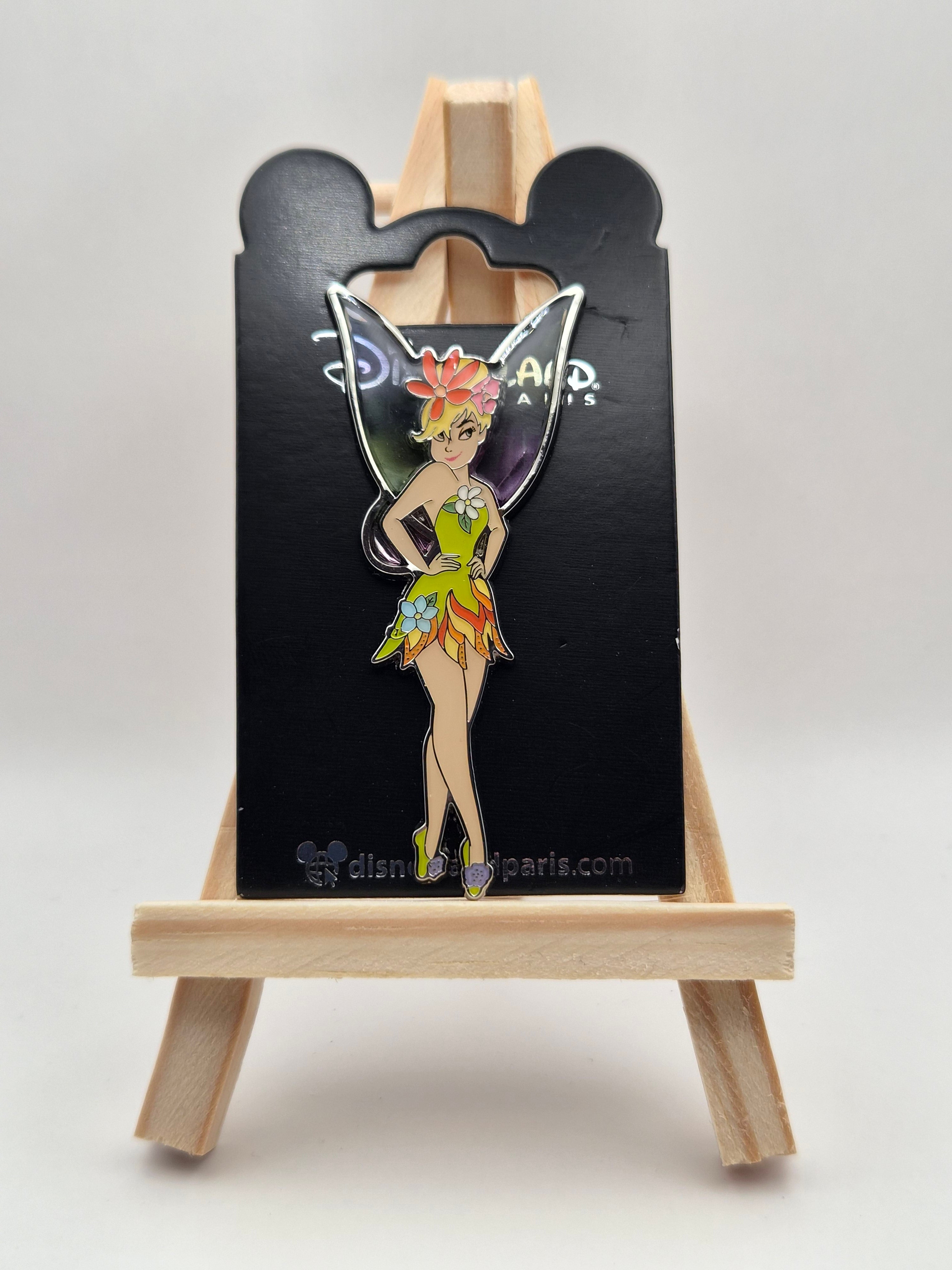 Tinker Bell in Floral Dress - Peter Pan - Disneyland Paris Pin