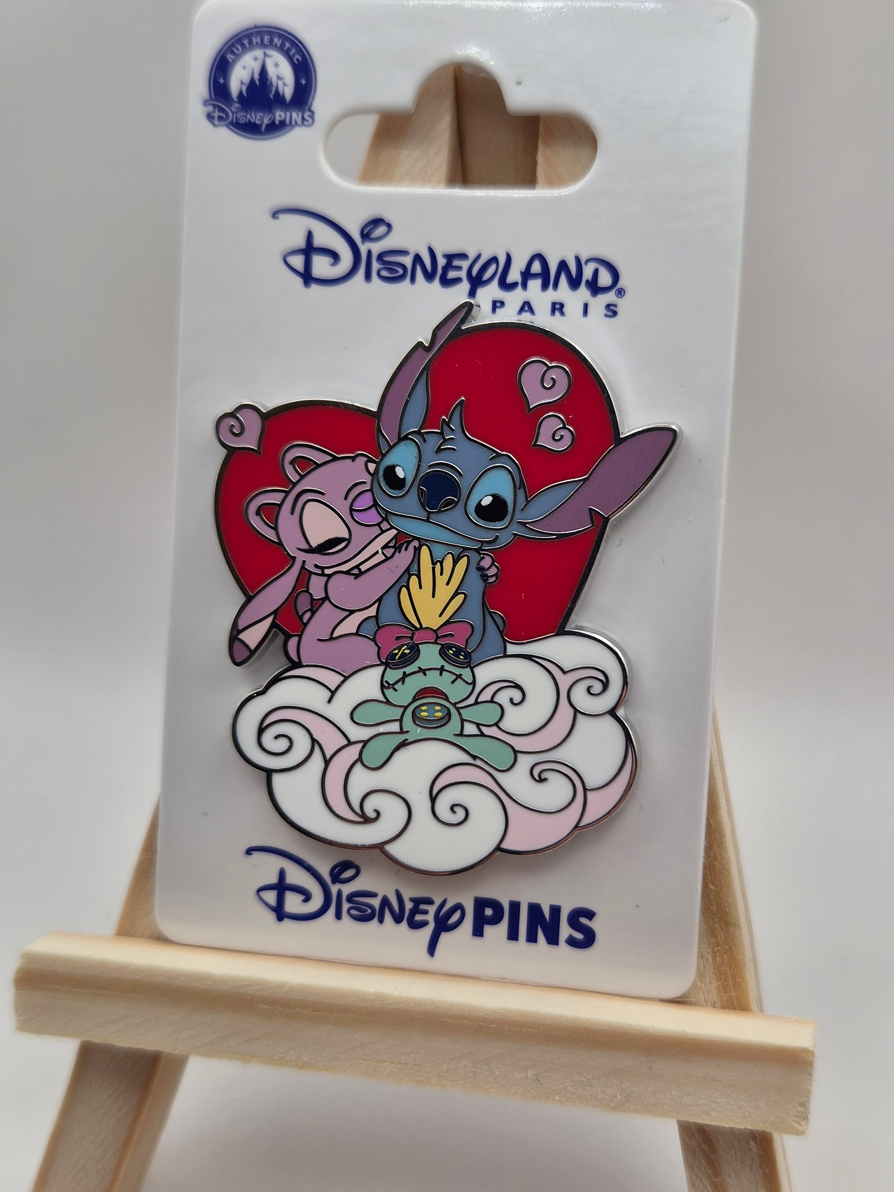 Stitch and Angel in Love Heart - Lilo and Stitch - Disneyland Paris Pin