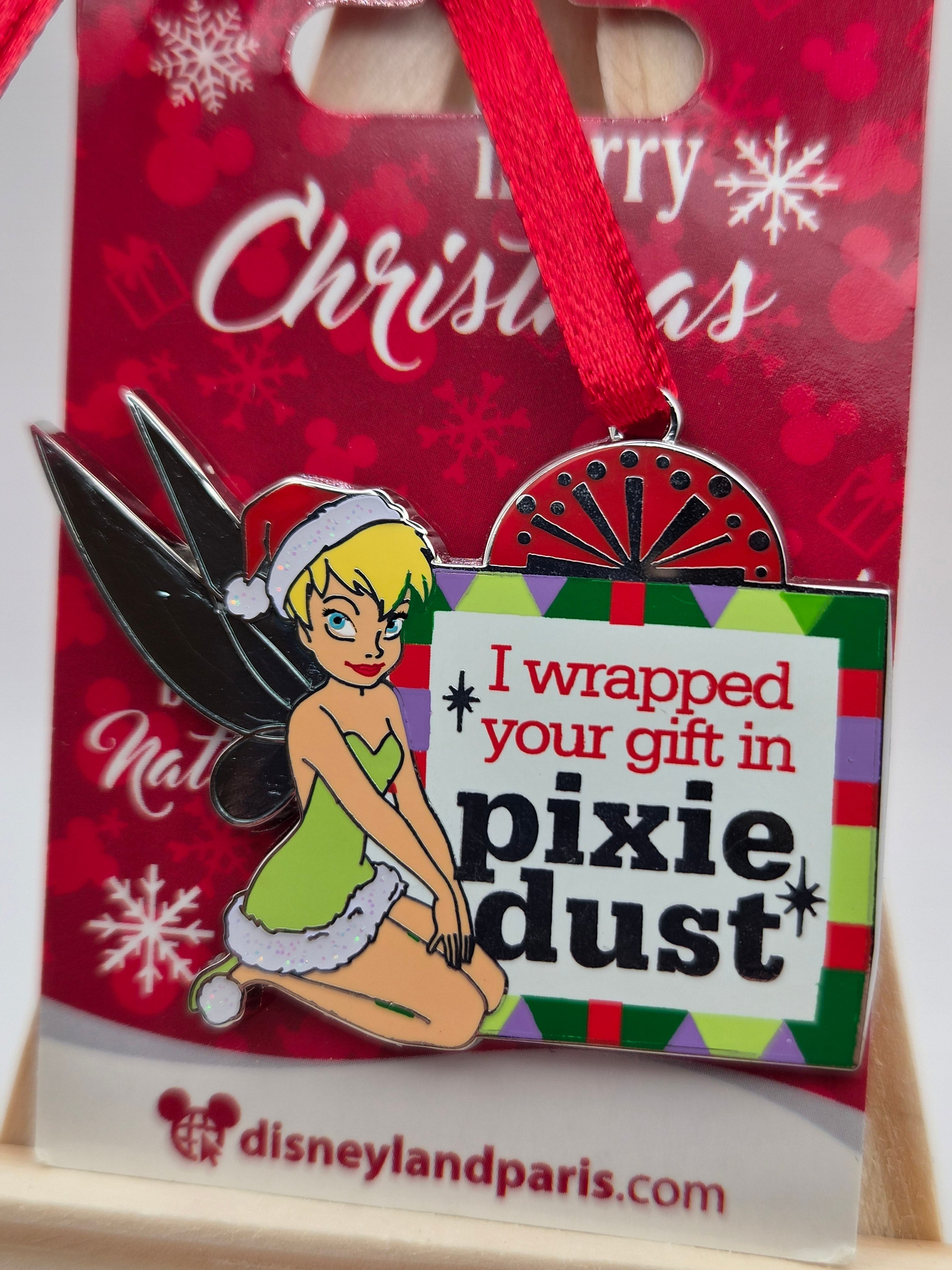Tinkerbell (Christmas) - I Wrapped Your Gift In Pixie Dust - Disneyland Paris Pin
