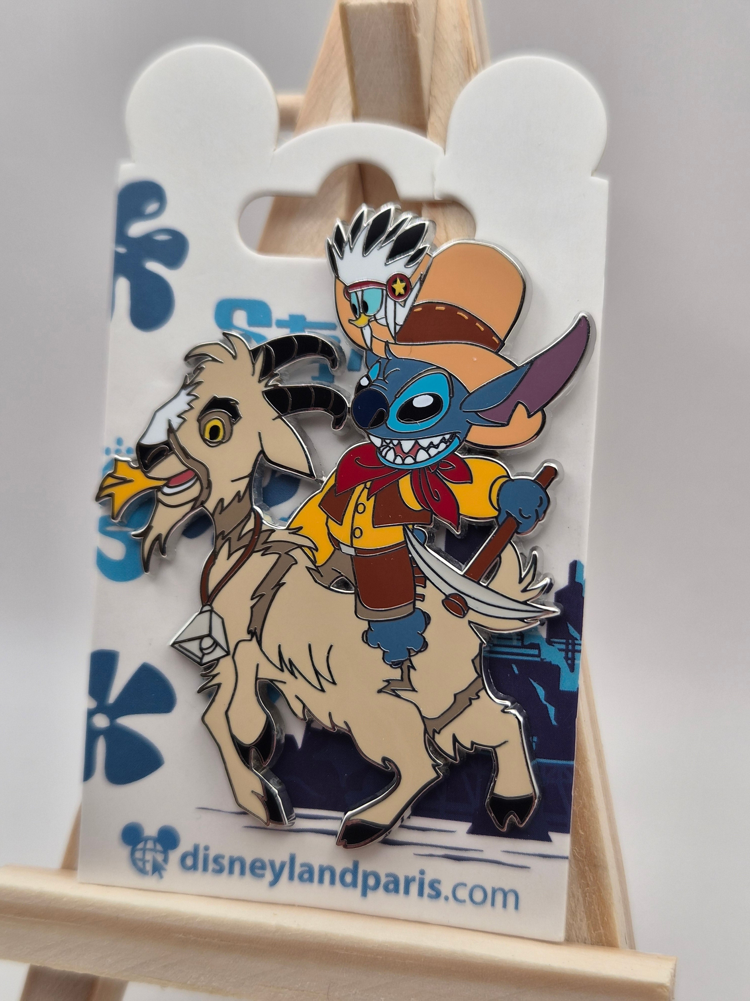Stitch Cowboy - Big Thunder Mountain Goat - Disneyland Paris Pin