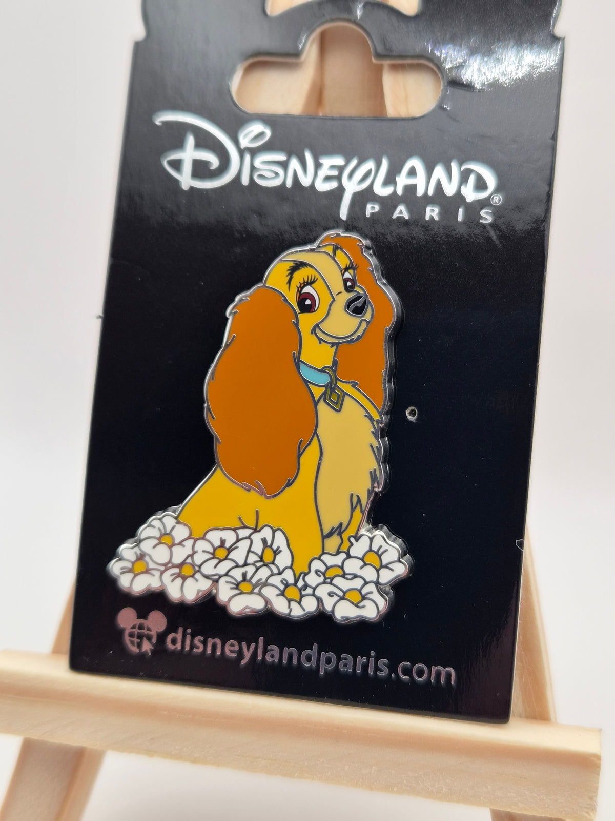 Lady on Flowers - Lady and the Tramp - Disneyland Paris Pin