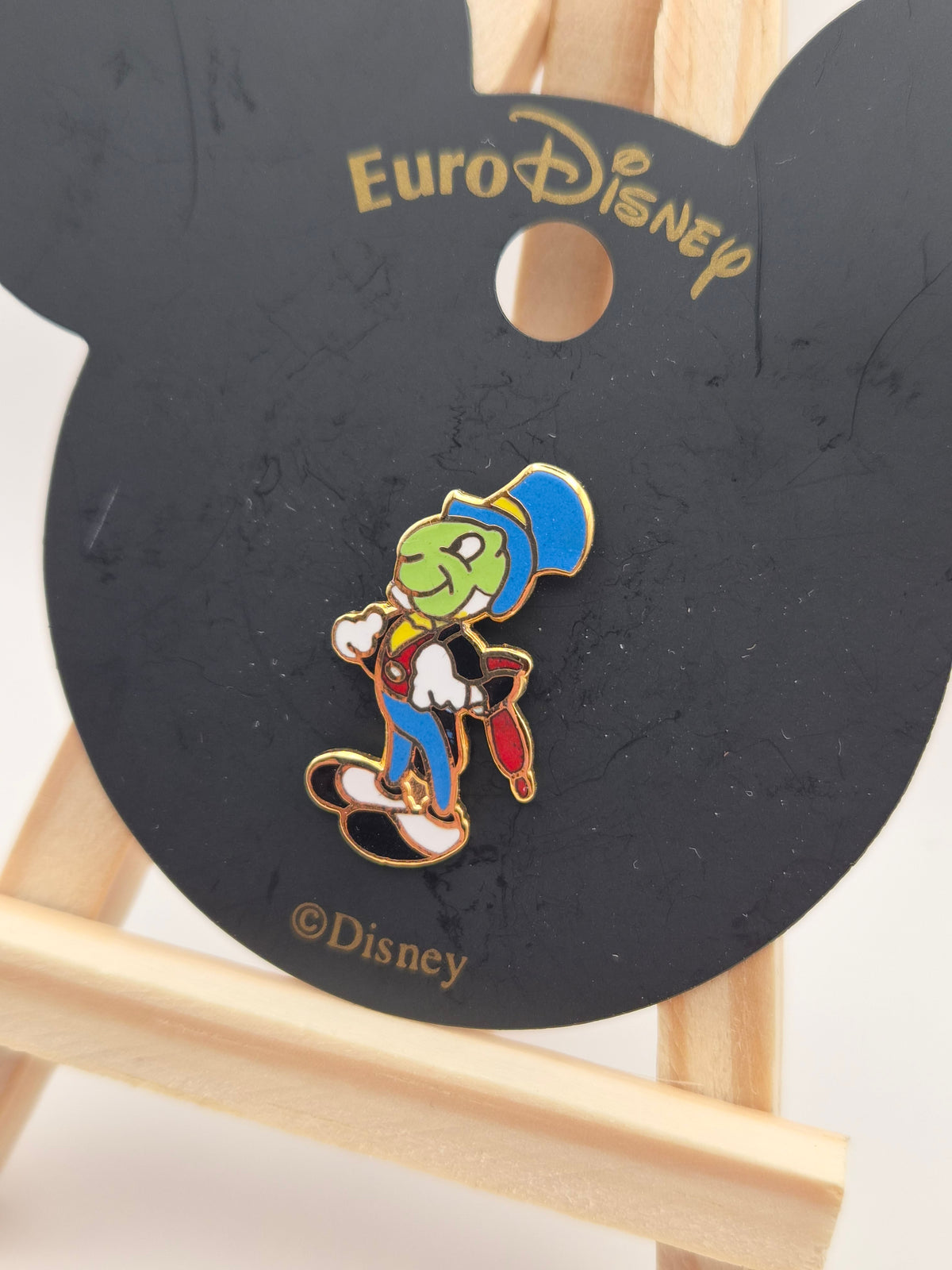 Jiminy Cricket - Pinocchio - EuroDisney Vintage Pin