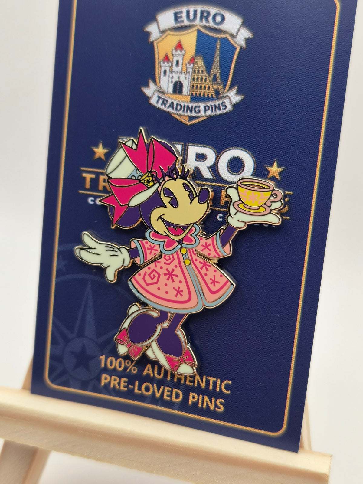 Mad Hatter's Tea Cups style Minnie Mouse - Minnie Mouse The Main Attraction - 100% Authentic Disney Pin