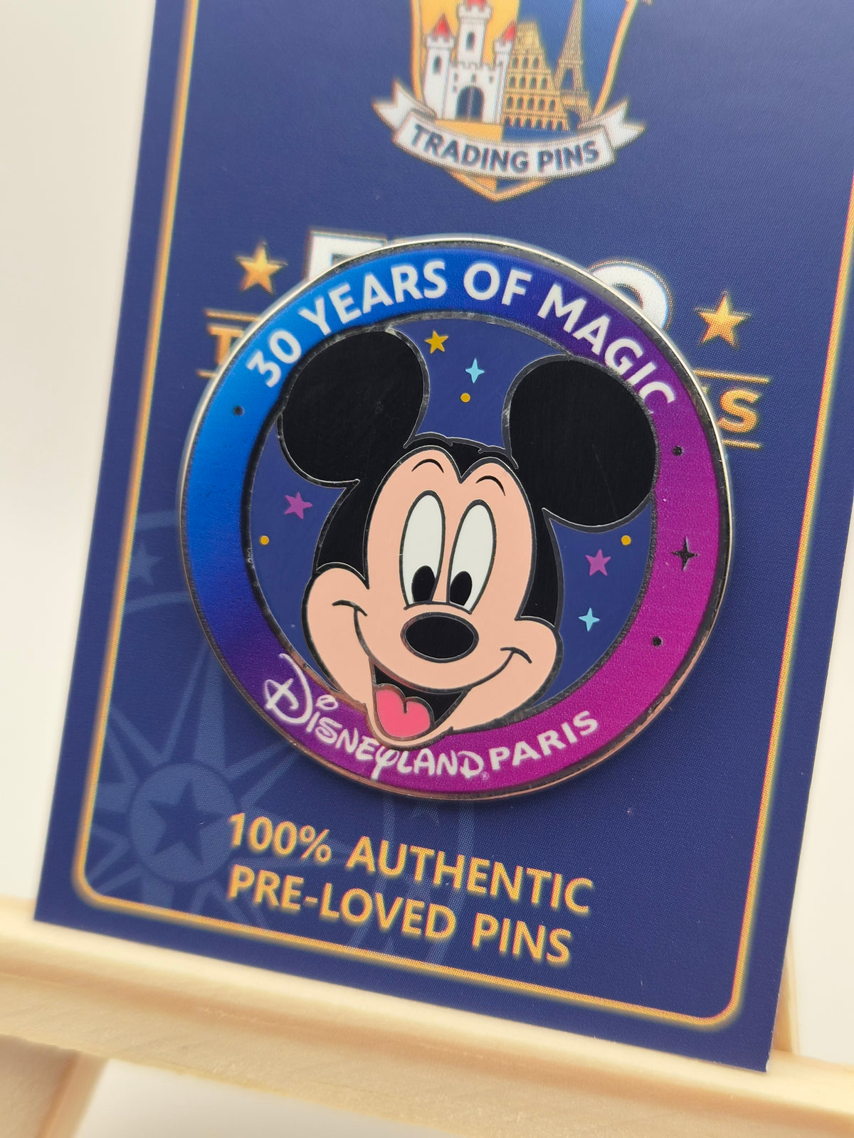 Mickey Mouse 30 Years of Magic - Disneyland Paris - 100% Authentic Disney Pin