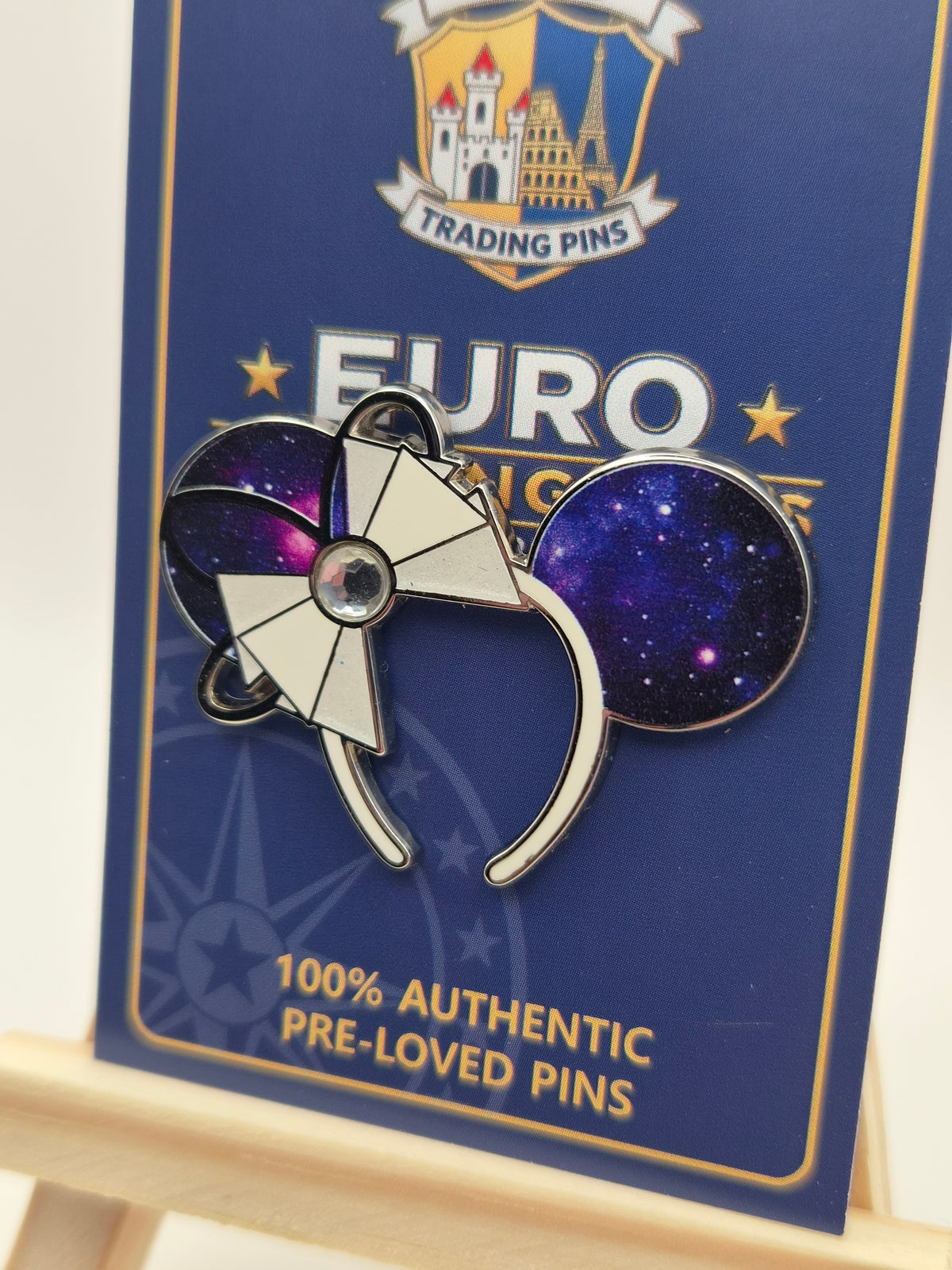 Space Mountain Minnie Mouse Ears - Minnie Mouse The Main Attraction - 100% Authentic Disney Pin