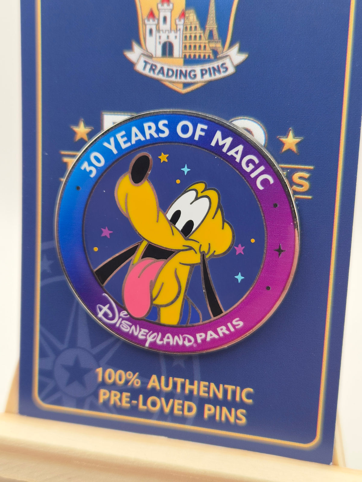 Pluto 30 Years of Magic - Disneyland Paris - 100% Authentic Disney Pin