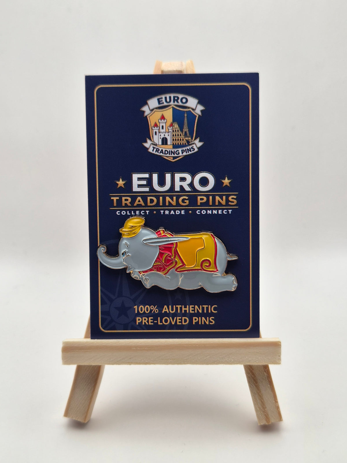 Dumbo The Flying Elephant - Minnie Mouse The Main Attraction - 100% Authentic Disney Pin