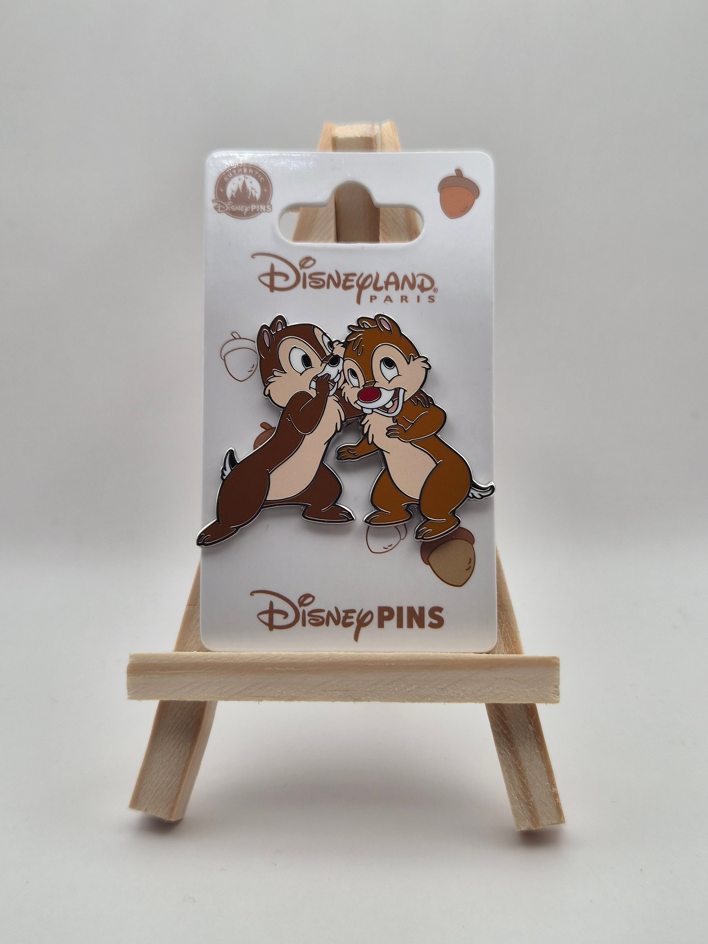 Chip & Dale - Whispering - Disneyland Paris Pin