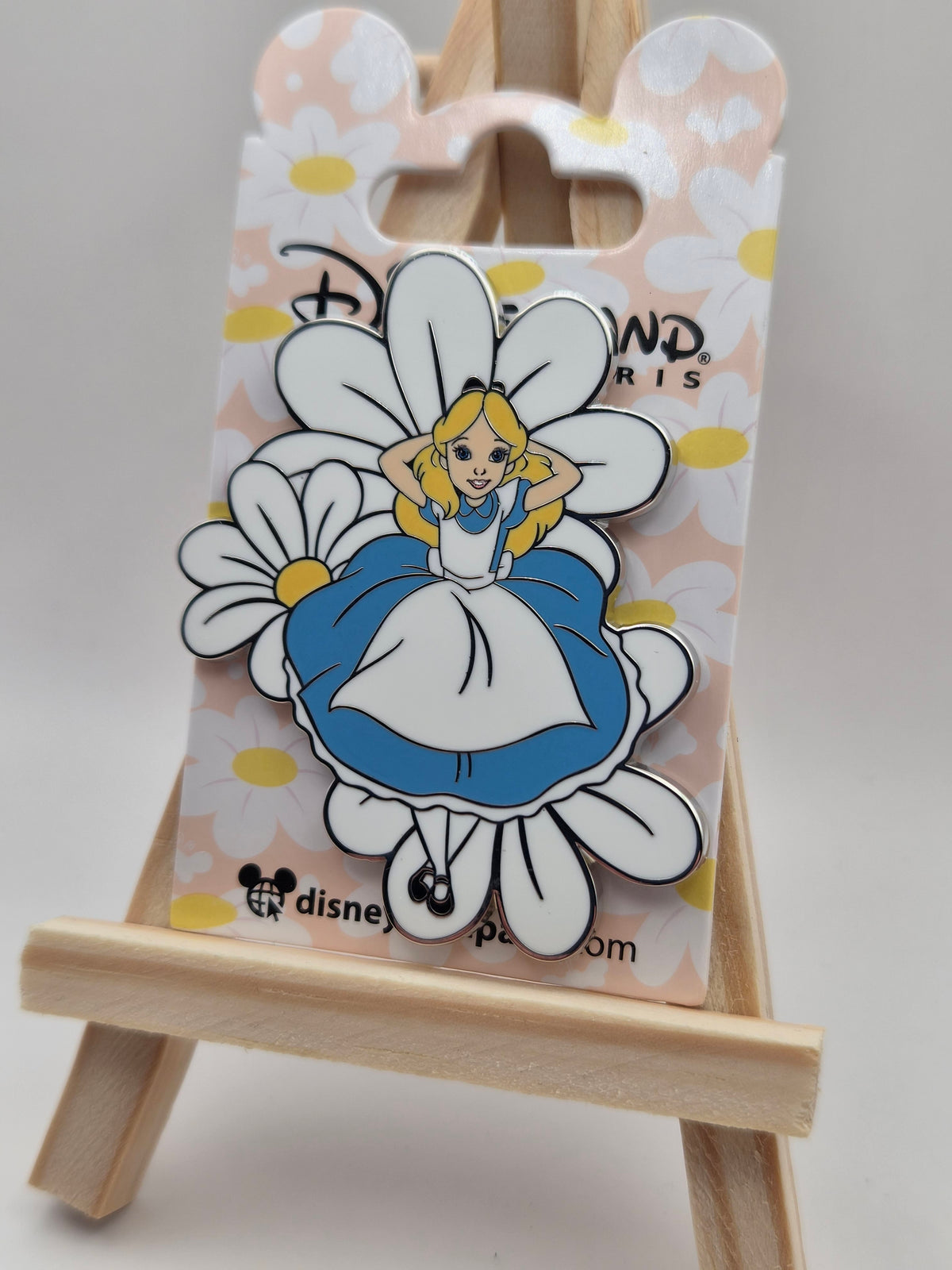 Alice on Flowers - Alice in Wonderland - Disneyland Paris Pin