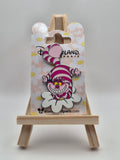 Cheshire Cat on Flowers - Alice in Wonderland - Disneyland Paris Pin