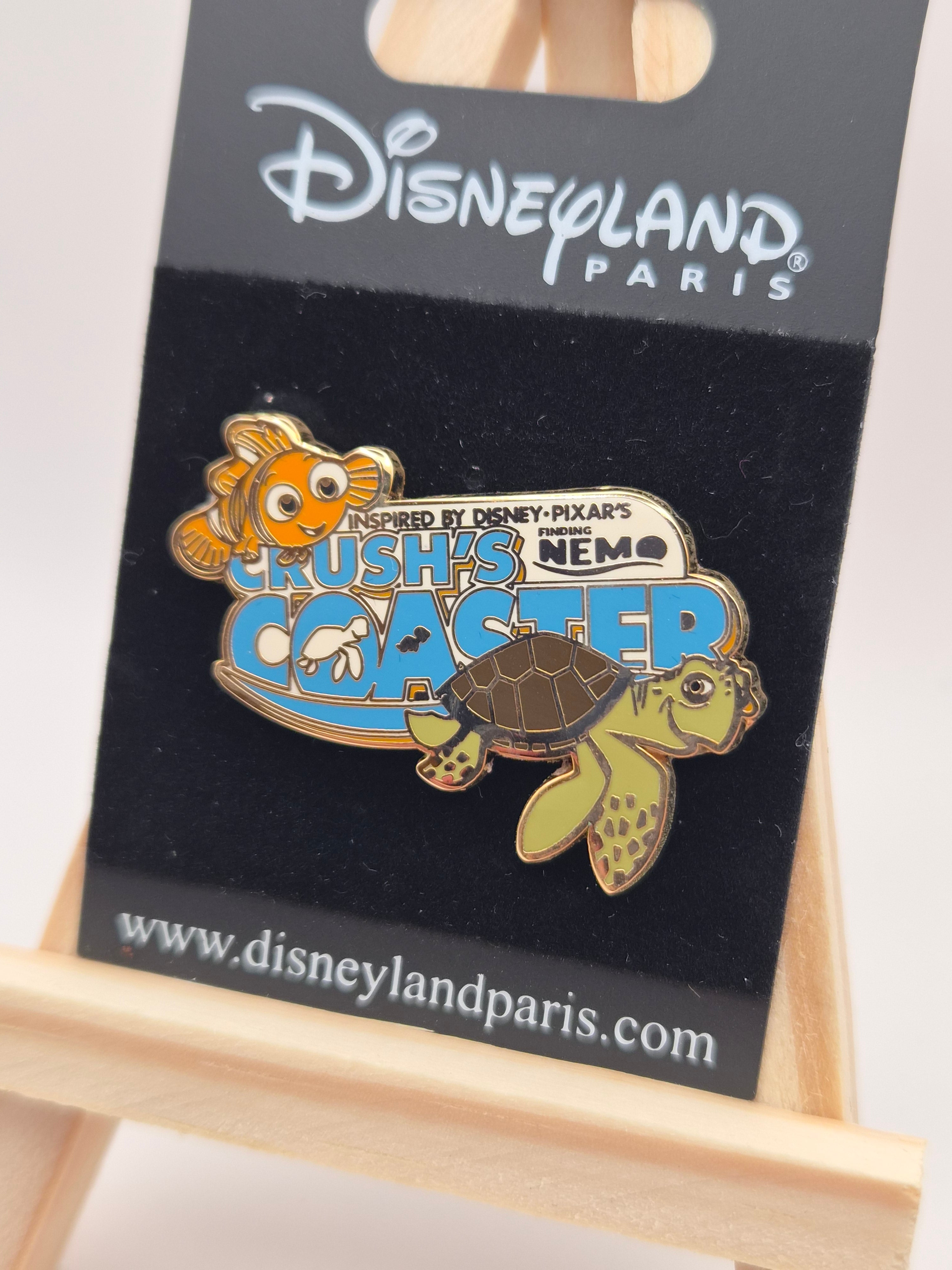 Crush's Coaster - Attraction Logo - Disneyland Paris Pin