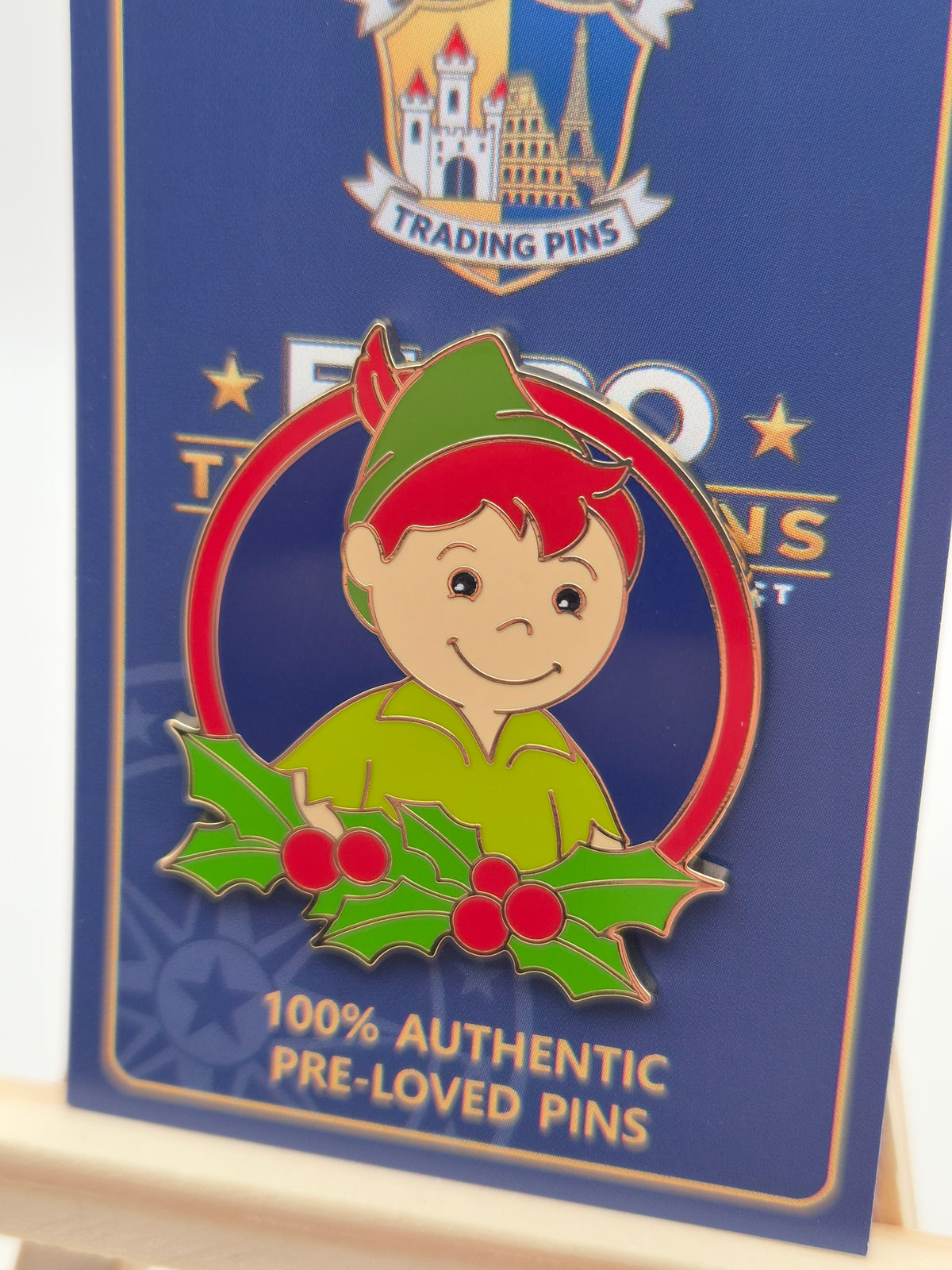 Peter Pan - It's a Small World Christmas Mystery Series - 100% Authentic Disney Pin