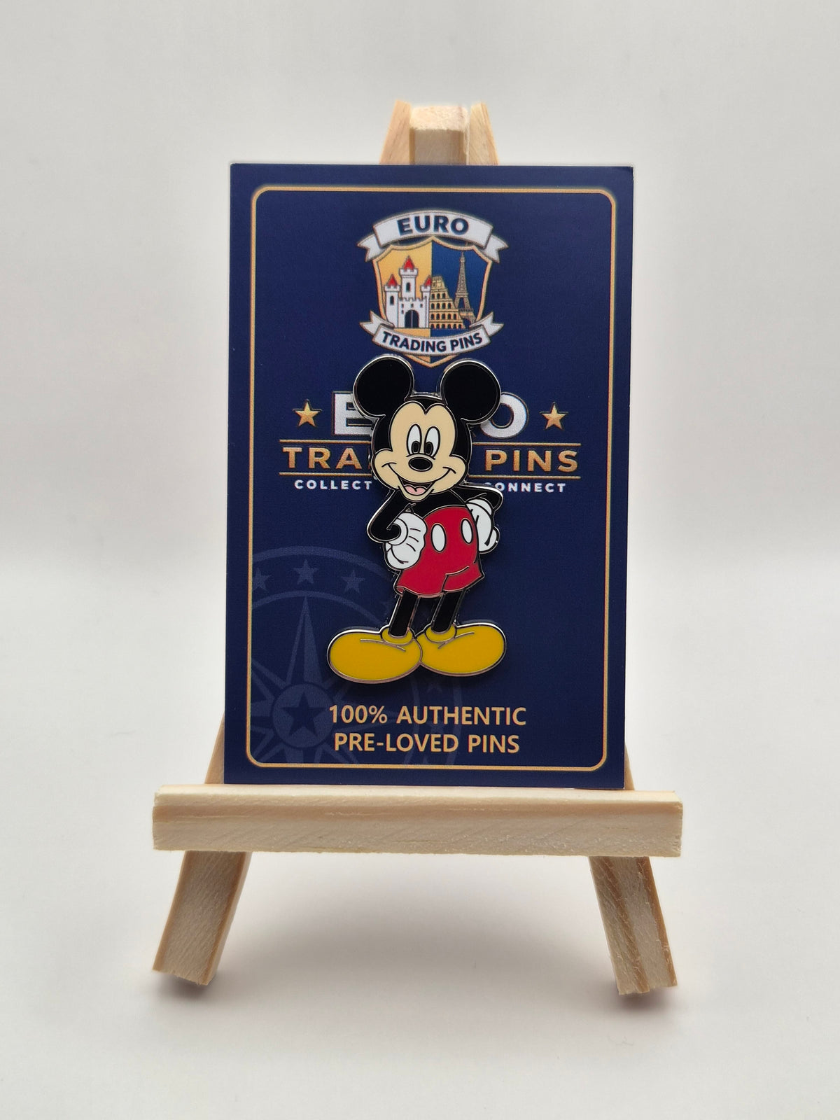 Mickey Mouse - Classic with Hands on Sides - 100% Authentic Disney Pin