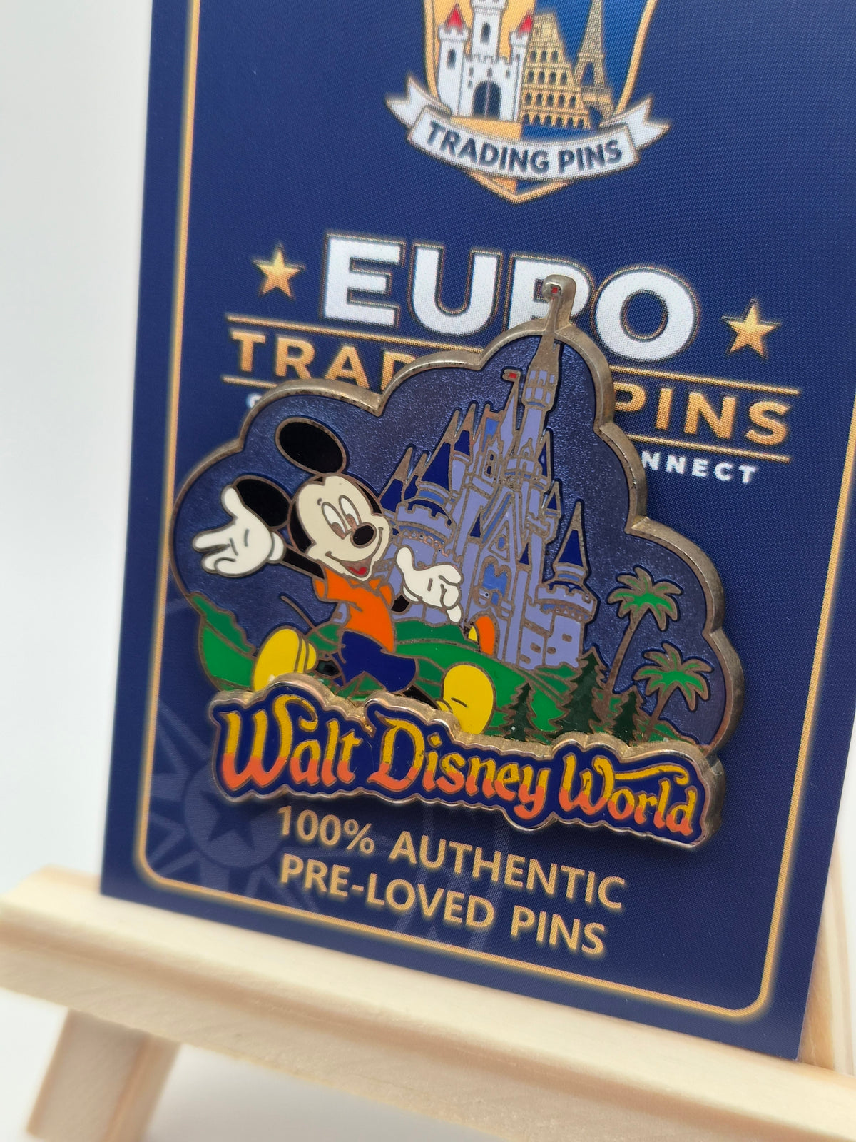 Mickey Mouse - Walt Disney World Castle at Night - 100% Authentic Disney Pin