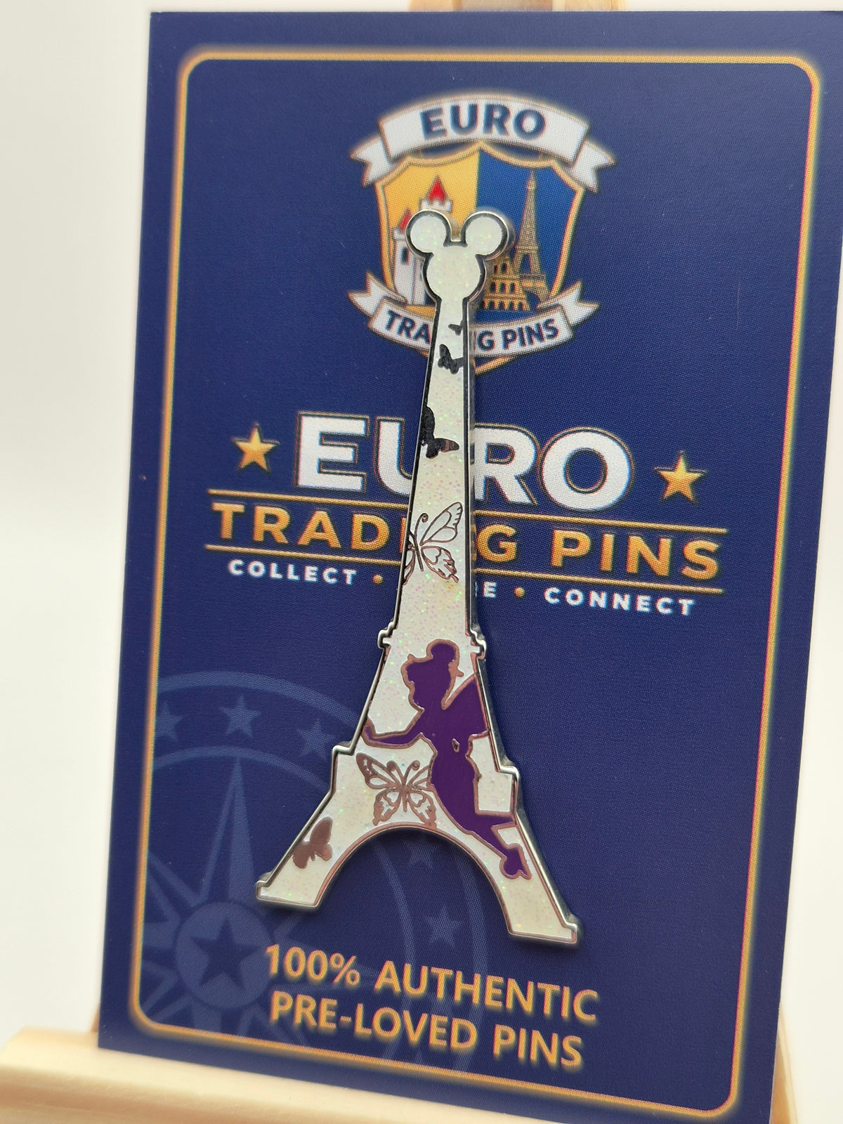Tinker Bell on Eiffel Tower - Peter Pan - 100% Authentic Disney Pin