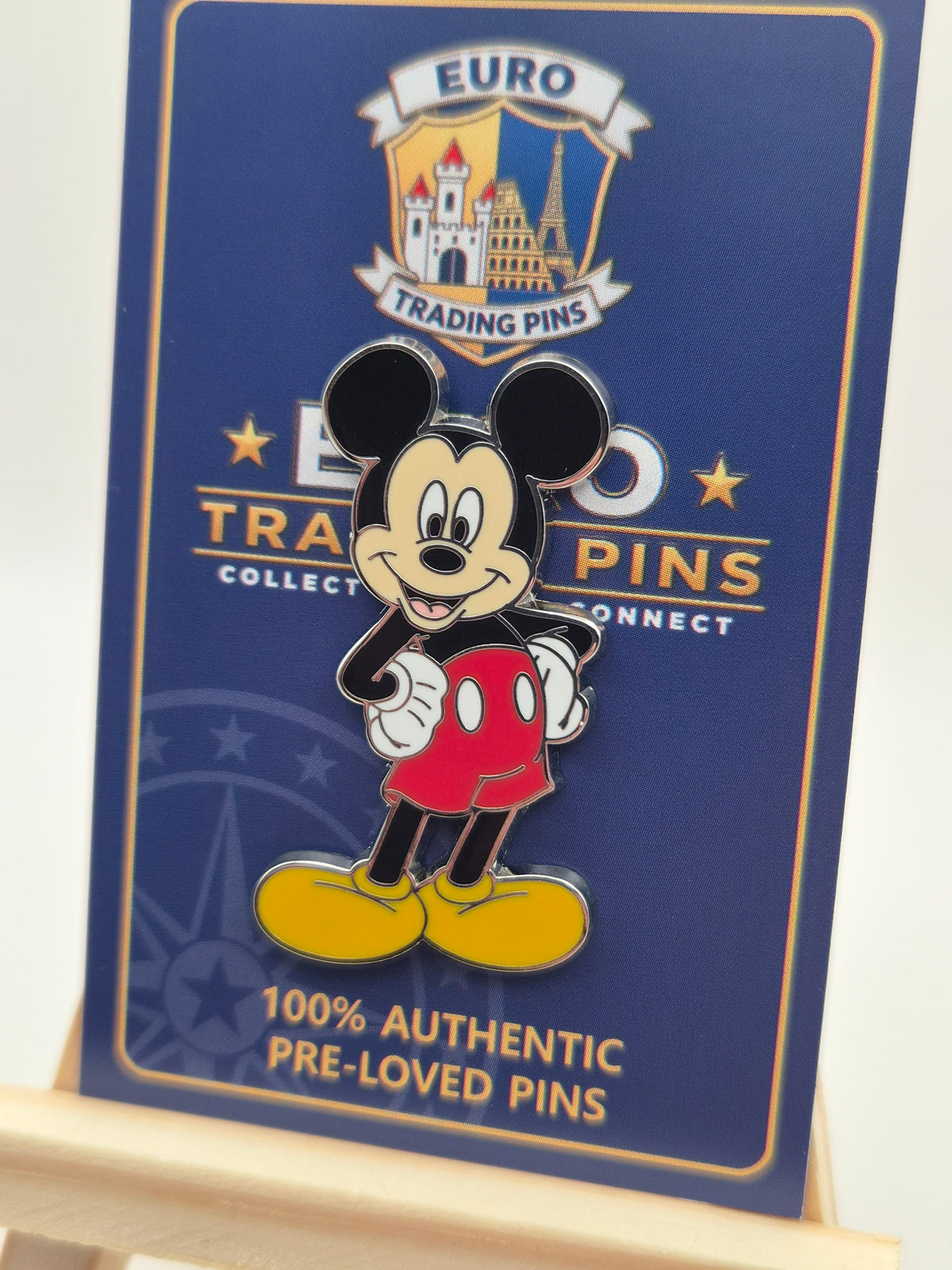 Mickey Mouse - Classic with Hands on Sides - 100% Authentic Disney Pin