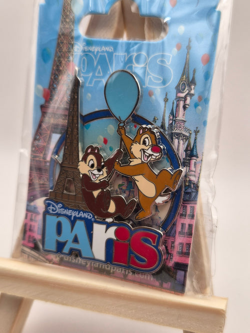 Chip and Dale - Eiffel Tower - Disneyland Paris Pin