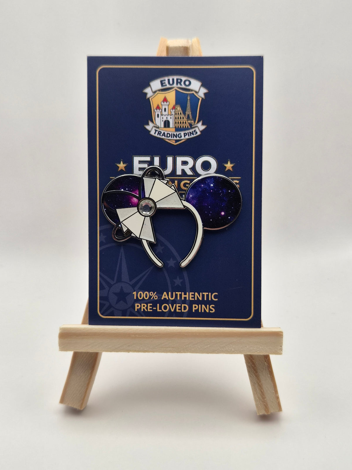 Space Mountain Minnie Mouse Ears - Minnie Mouse The Main Attraction - 100% Authentic Disney Pin