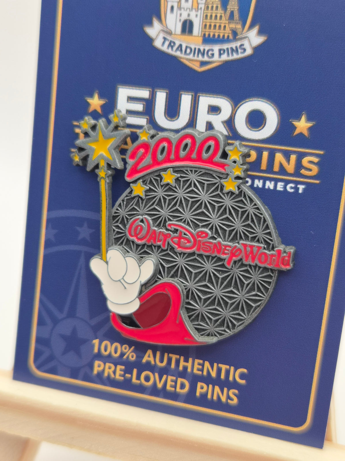 Epcot Sphere - Year 2000 Walt Disney World - 100% Authentic Disney Pin