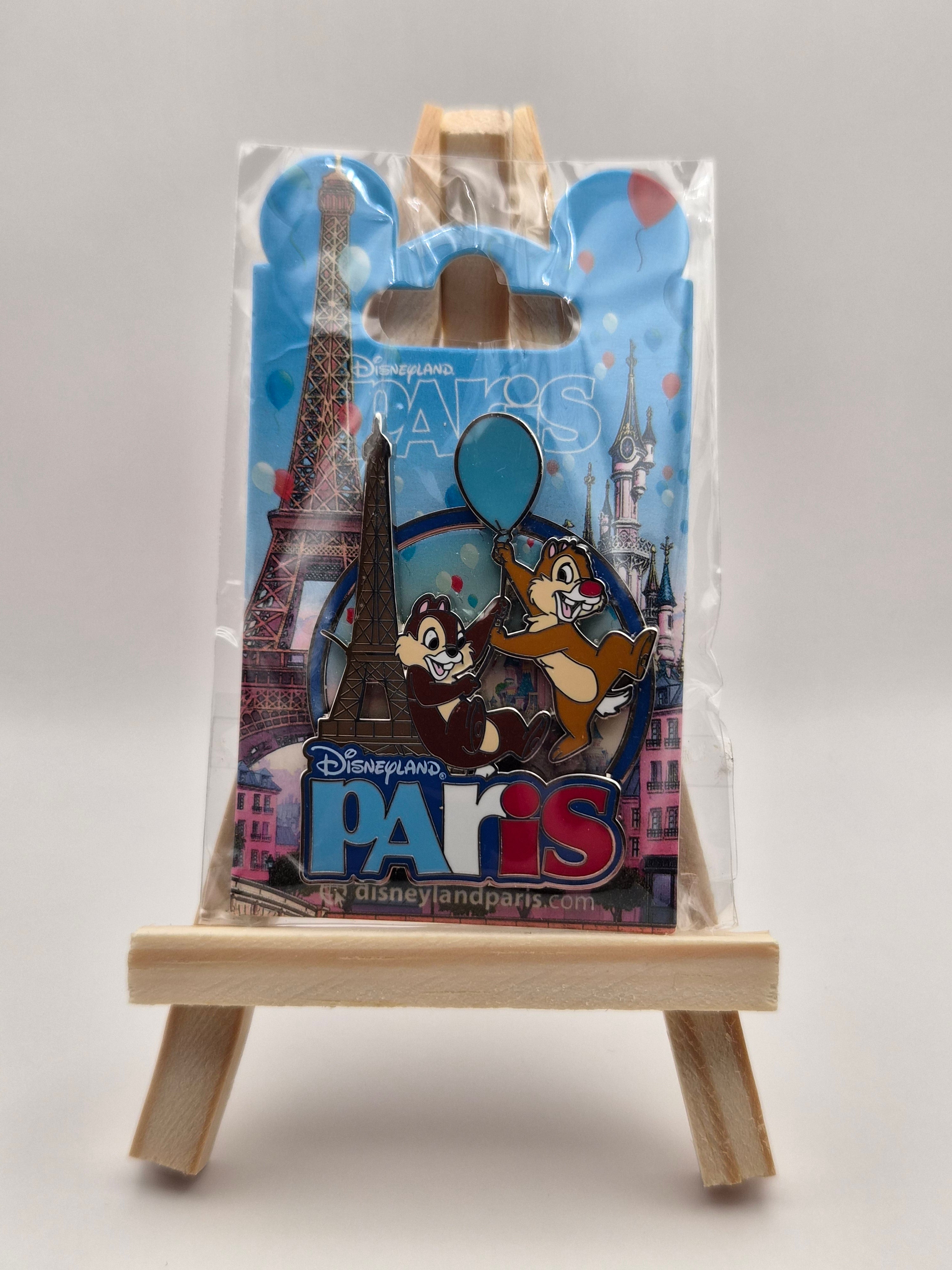 Chip and Dale - Eiffel Tower - Disneyland Paris Pin