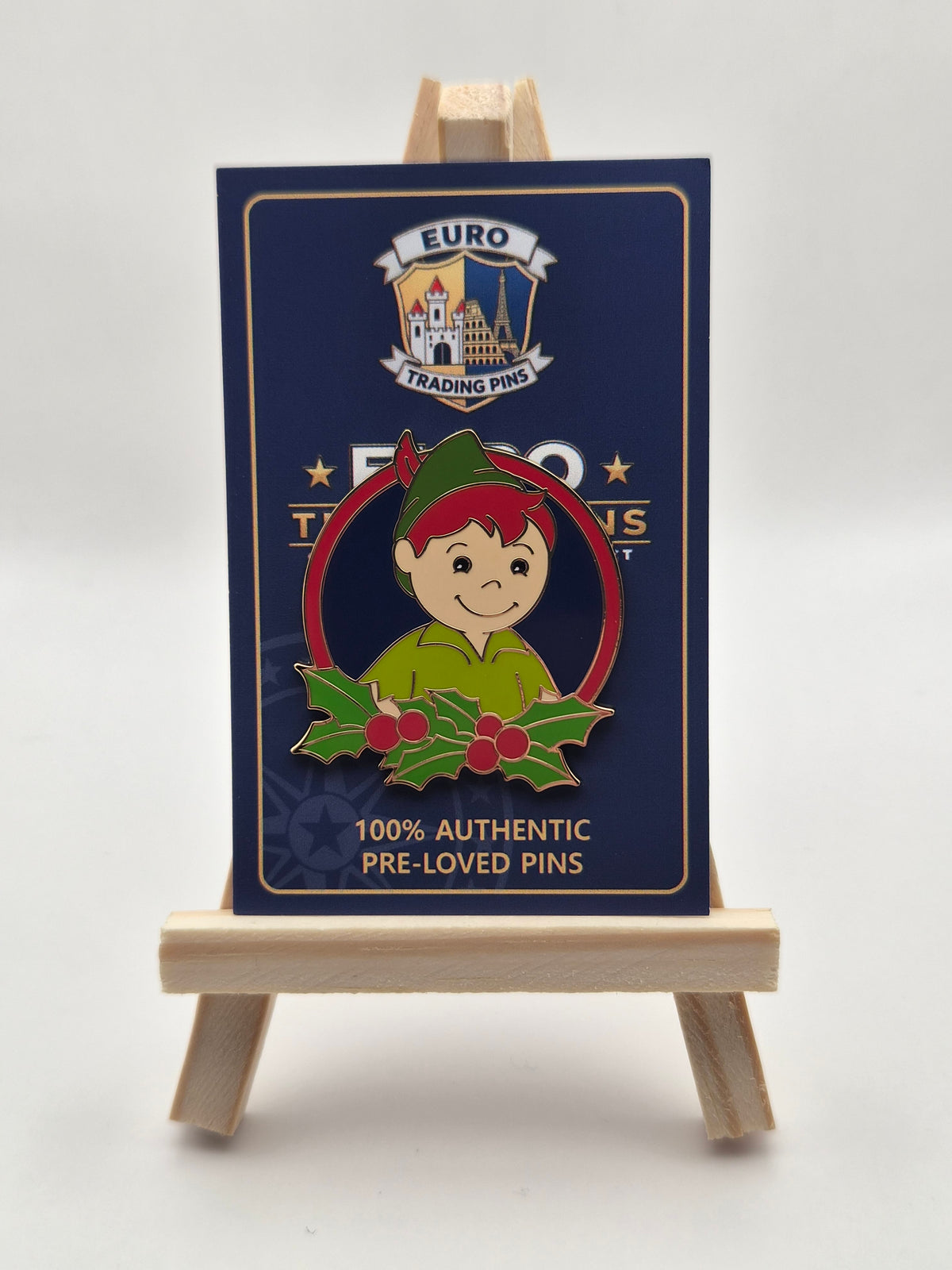 Peter Pan - It's a Small World Christmas Mystery Series - 100% Authentic Disney Pin