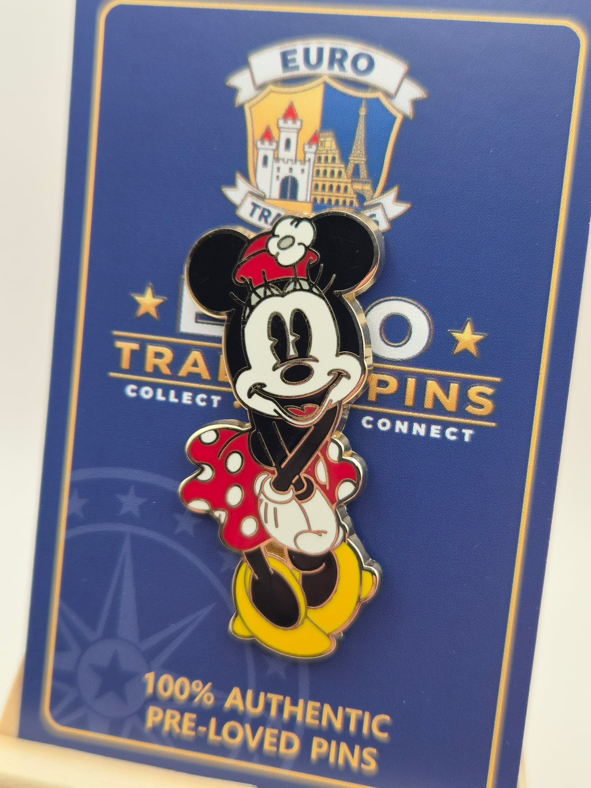 Minnie Mouse - Classic with Hands Clasped in Front - 100% Authentic Disney Pin