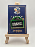 Disneyland Resort Paris - Metro Style Sign - 100% Authentic Disney Pin