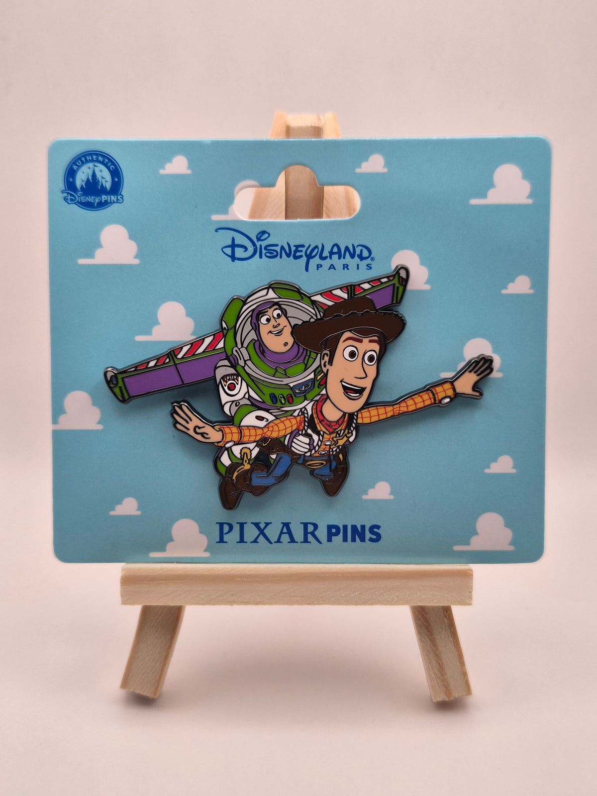 Woody and Buzz Lightyear Flying - Toy Story - Disneyland Paris Pin