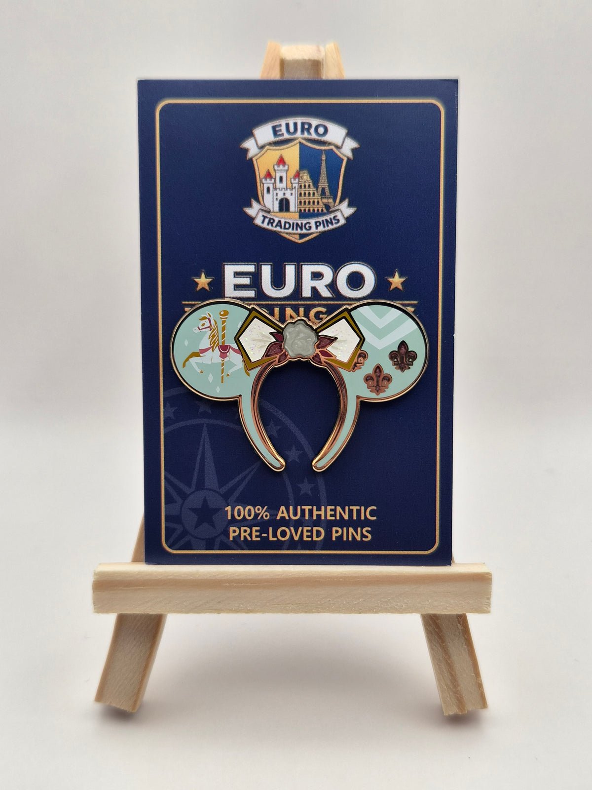 King Arthur Carrousel Minnie Mouse Ears - Minnie Mouse The Main Attraction - 100% Authentic Disney Pin