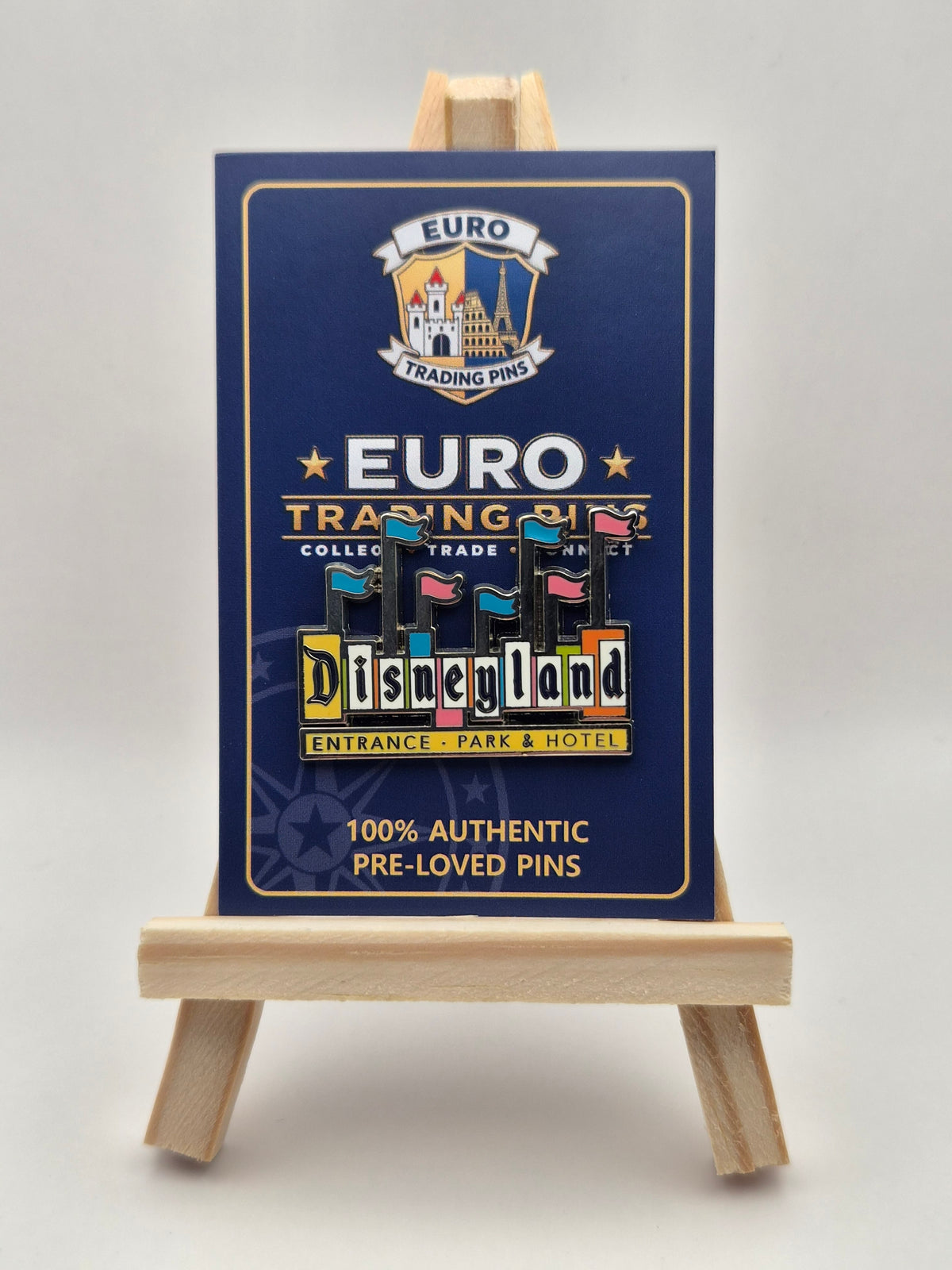 Disneyland Resort California - Entrance Sign - 100% Authentic Disney Pin